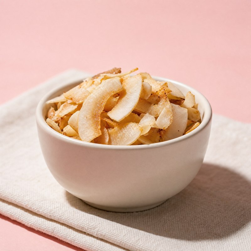 Toasted coconut chips