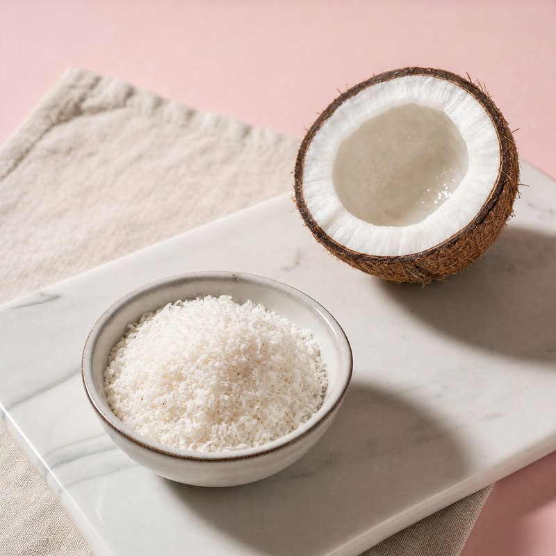 Desiccated coconut