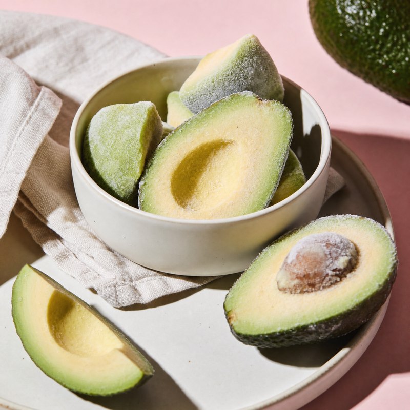 Frozen avocado pulp