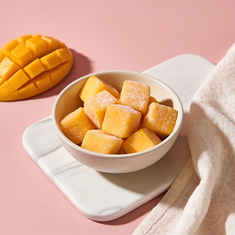 Frozen mango chunks