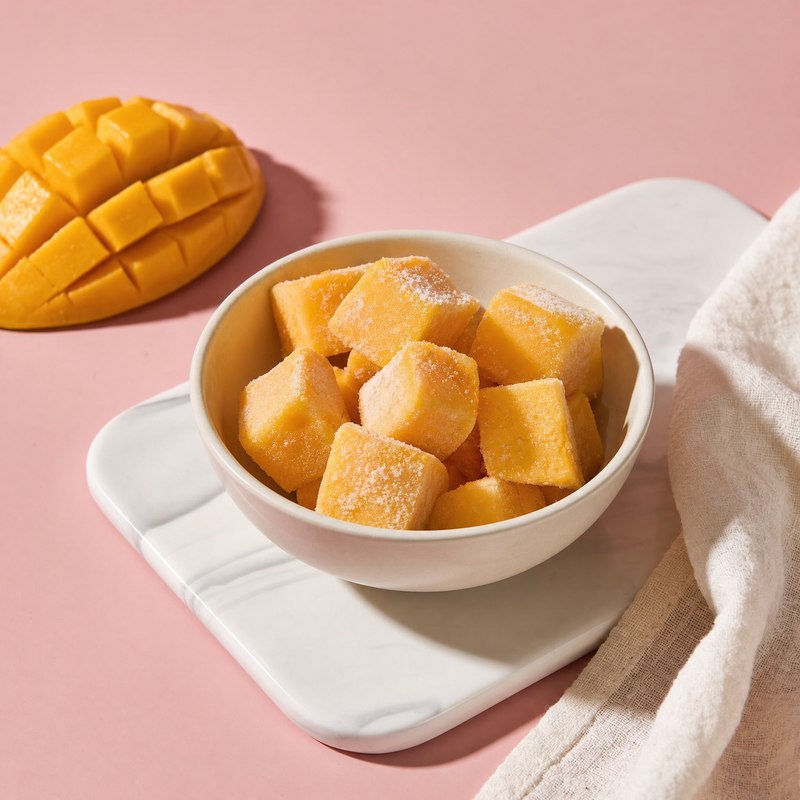 Frozen mango chunks