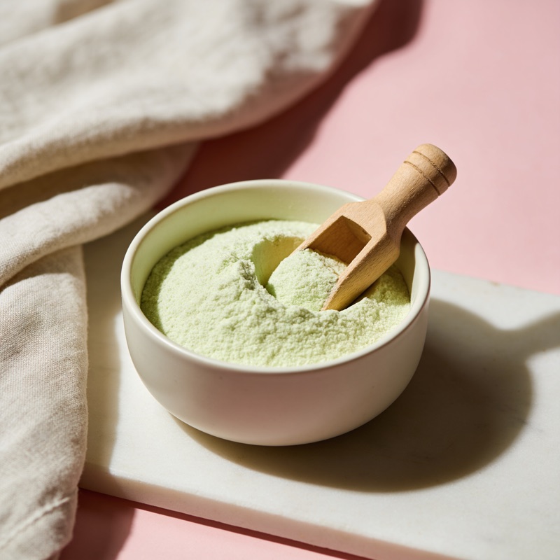 Green banana flour